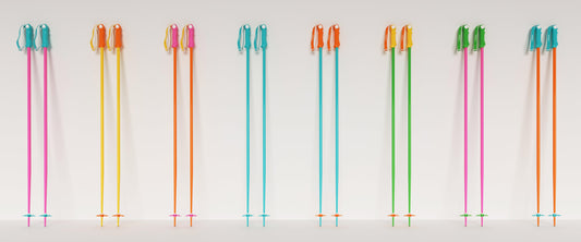 Stand Out on the Slopes: Make a Statement with Colorful Ski Poles from Mingos