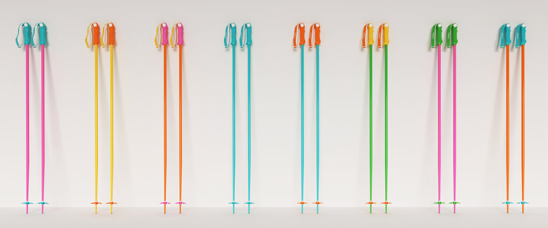 Stand Out on the Slopes: Make a Statement with Colorful Ski Poles from Mingos