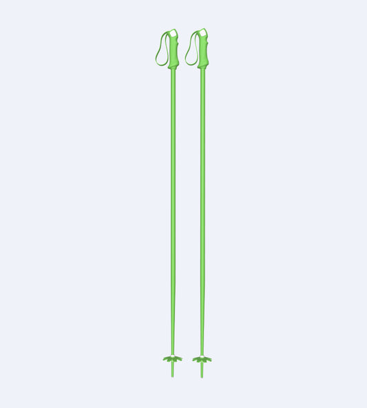 Easy Green Ski Poles